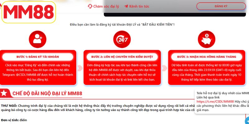 Đại Lý MM88 - Hợp Tác Nhận Hoa Hồng Vuýp Lên Đến 70% 5 Hướng dẫn cách trở thành đại lý MM88 nhanh nhất